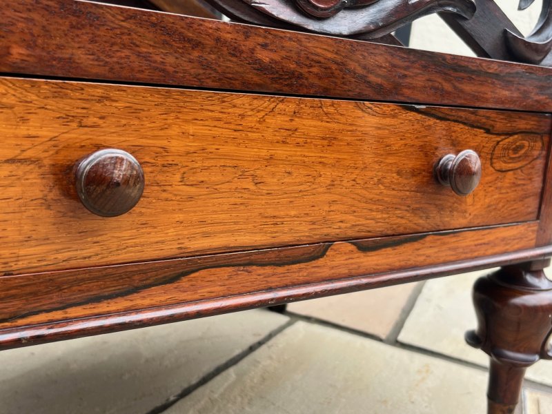 A fine quality William IV Period rosewood Canterbury designed by J.C louden